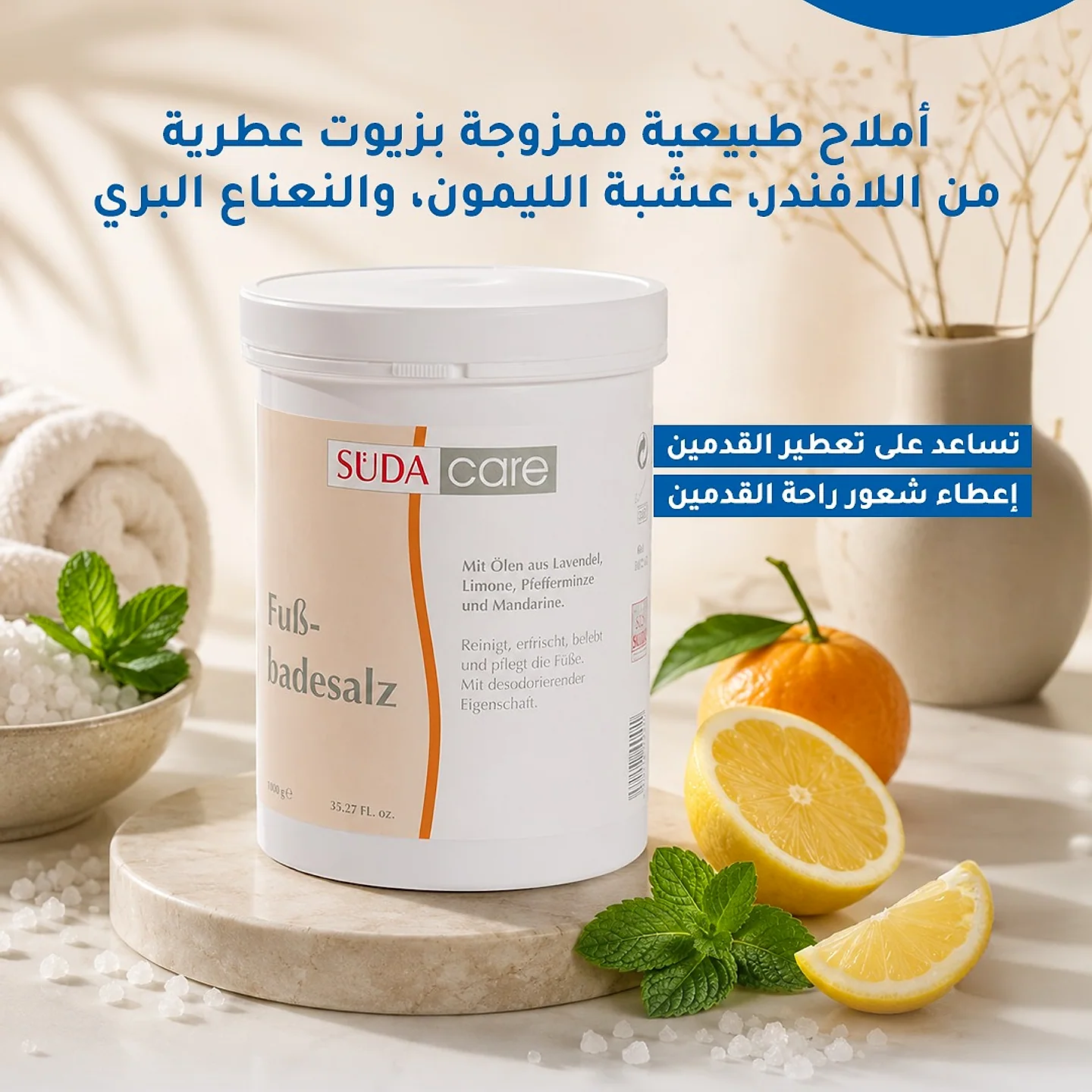 أملاح حمام القدم من Suda Care